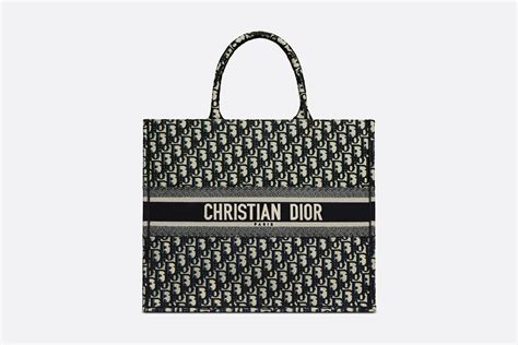 dior's book tote logo